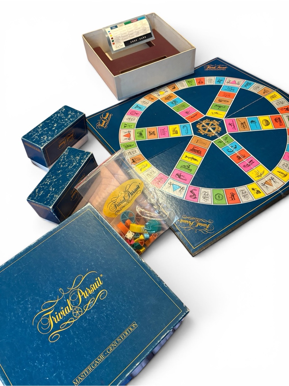 Vintage 1981 Trivial Pursuit Master Game - Genus Edition board game